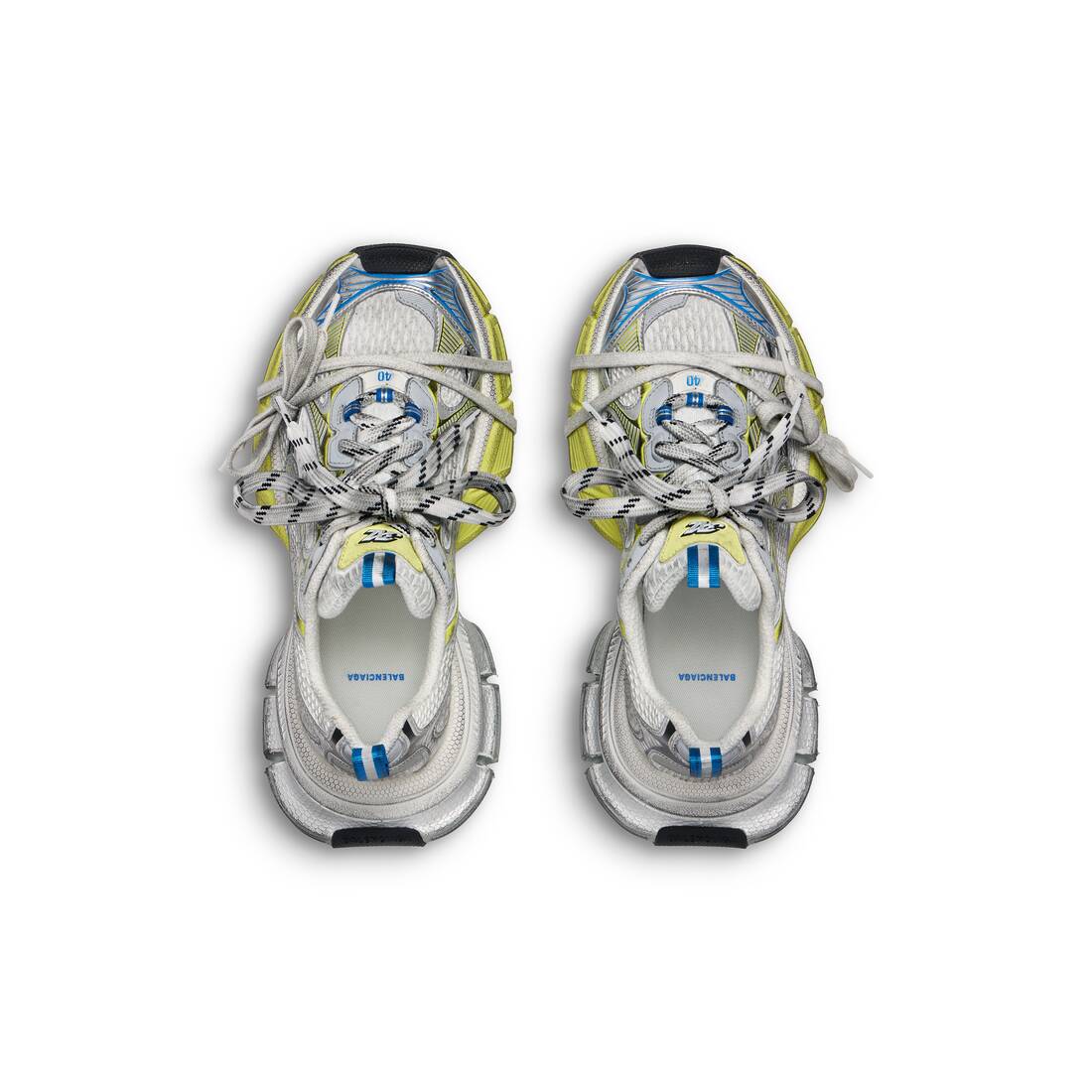 Women’s 3xl Sneaker in White/yellow/blue - Image 6